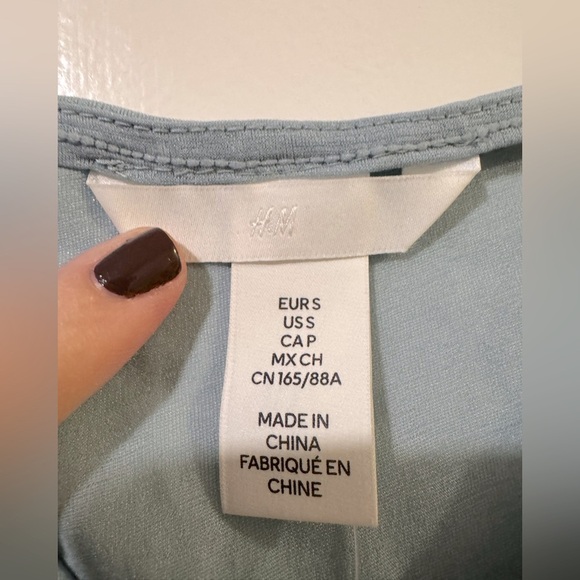 NWT H&M Soft Blue Ruffled Camisole size small - Picture 5 of 5